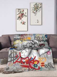 Kawss Kawaii Kaw Anime Flannel Blanket For Girls Boys Anime Gifts Throw Blanket Plush Flannel Fleece Print Blankets Double-Layer Blanket Lightweight Fuzzy For Bed Decor 50x40inch