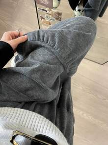 Women's Casual Solid Color Long Skirt