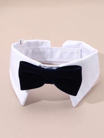 1 pieza Pequeño accesorio de pajarita a cuadros estilo gentleman inglés para mascotas, moño ajustable para gato o perro para uso en interiores y exteriores