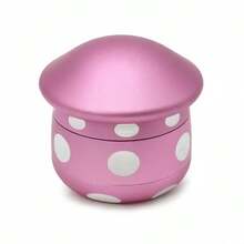 New Aluminum Alloy Mushroom-Shaped Herb Grinder, 4 Layers, 63mm, Manual Herb Grinder - Multicolor - View 11