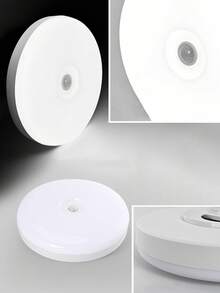 12W/18W Lámpara de techo con sensor de movimiento de luz con sensor de radar, lámpara de techo Led de 127V, iluminación con Sensor de movimiento para habitación, pasillos, pasillo, luces de techo de inducción para garaje, iluminación de techo, sala de garaje, pasillos, luces de techo de pasillo, balcón de escalera - luz blanca - Ver 12