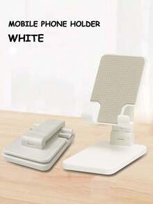Adjustable & Foldable Ergonomic Polycarbonate Phone Stand, Suitable For Daily Office Use, Sturdy & Portable, Multi-Angle Viewing, Can Also Be Used As Pencil Case, Pencil Bag, Backpack, Back-To-School Essential,Stationery - Multicolor - View 13