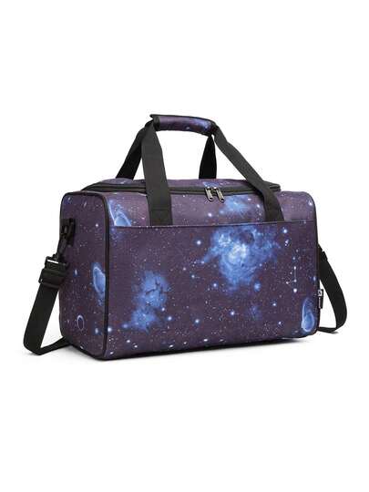 Ryanair-geeignete Kabinentasche 40x30x20 cm – Persönliche Handgepäcktasche für unter dem Sitz, leicht & wasserabweisend, Weekender-Reisetasche mit U-Reißverschluss, Innentaschen, Trolley-Schlaufe & Schultergurt, 24L