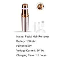 Conduroma Facial Hair Removal For Women, Electric Hair Removal Device, Rechargeable Painless Face Razor For Chin Upper Lip Peach Fuzz With Light