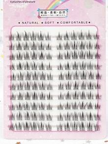 120 件/套动漫风格假睫毛，C 卷向日葵设计，卡通外观，可重复使用放大睫毛簇，睫毛簇，单根睫毛，睫毛，假睫毛 - C - 查看 7