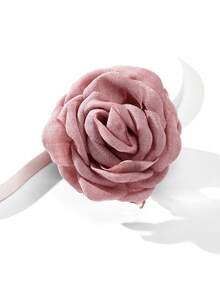 1个/2个 2.36英寸/6厘米 小巧纯色花朵发夹，适合发量较少的女性，日常佩戴、派对及婚礼发饰，时尚发爪夹，秋冬季节度假必备单品，夏季海滩度假必备。 - 彩色 - 查看 18