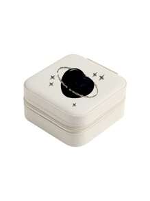 珠宝收纳盒，耳环，项链，配饰收纳盒，戒指，便携式旅行珠宝盒