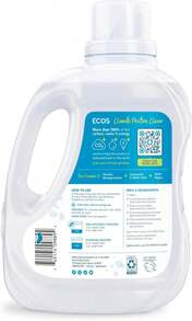 ECOS Laundry Detergent Liquid, 200 Loads - Dermatologist Tested Laundry Soap - Hypoallergenic, EPA Safer Choice Certified, Plant-Powered - Lavender, 100 Fl Oz (Pack Of 2) - Free & Clear - View 2