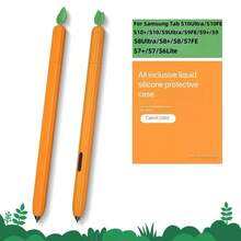 Tương thích với Samsung Galaxy Tab S10/S10+/S10FE/S10Ultra Bao đựng bút & Giá đỡ bút cảm ứng, Thiết kế trái cây & rau củ, Nắp bút hai màu, Giá đỡ bút cứng, Tương thích với Samsung S9/S9+/S9FE/S9Ultra, S8/S8+/S8Ultra, S7/S7+/S7FE, S6 LITE, Thiết kế dạng mô-đun, Chất liệu sợi bo tròn, Chống lăn, Chống trầy xước, Tay cầm thoải mái - Nhiều màu - Xem 13