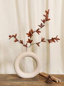 1pc/3pcs 30 Inches (H) Synthetic Pomegranate Leaf Branch Home Living Room Thanksgiving Harvest Festival Party Autumn Desktop Atmosphere Decoration