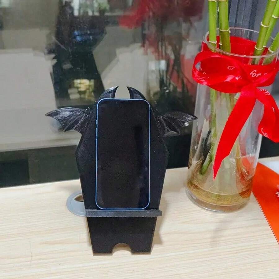 1pc Bat Phone Holder - Detachable Portable Multi-Function Holder For Smartphones And Tablets - Simple Multi-Function Phone Holder