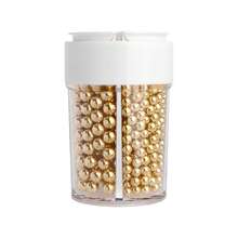 Sprinkles For Cake Decorating, White Pearl Sprinkles 4 Sizes Mix For Cake Cupcake Cookie Baking Donuts Ice Cream Toppings