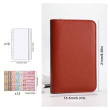 Zipper Bag Cash Storage Plan Book, Suitable For Daily Cash Storage Plans, Equipped With 10 Zipper Pockets And 12 Plan Sheets,Savings Plan,Biweekly Savings Plan,10000 Savings Plan,Savings Strategy