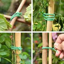 15m Green Coated Iron Wire, 1.8mm Thick, Gardening Plant Fixing Tie, Household Binding Tool