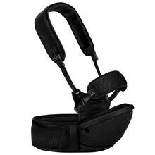 Baby Hip Carrier - Hip Carrier For Baby With Baby Safety Strap - Toddler Carrier 7-45 Lbs - Ergonomic Infant Holder Baby Carrier With Hip Seat Large Capacity Pockets - 黑色 - 查看 7