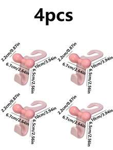 1件/2件/4件多巴胺蝴蝶结挂钩粉色蝴蝶结可爱风格汽车椅背后排车载储物车用挂钩座椅靠背挂钩 - 彩色 - 查看 10