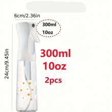 2/1pc Cute Love, Daisy, Bow Print High Pressure Hair Spray Bottle, Ultra Fine Continuous Water Mister For Hairstyling, Cleaning, Plants, Facial Moisture, Multipurpose Plastic Kitchen Oil Sprayer, Useful Tool, Kitchen Accessories Ultra-Fine Continuous Spray Bottle Portable, Reusable, Multi-Purpose Plastic Sprayer Hair Spray, Multi-Purpose Plastic Spray Bottle For Hairdressing, Cleaning, Plants, Facial Moisturizer, Utility Tools, Kit
