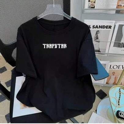 Camiseta Básica Trapstar Street Casual Camisa Blusa Unissex Masculino Feminino 100% Algodão Top Premium Streetwear Lançamento Envio Imediato Varias Cores!! Plus Size