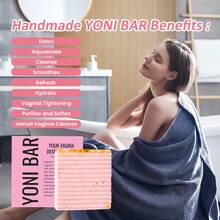 Yoni Bar Feminine Soap, Pink, 100g - PH Balanced & Nourishing Intimate Care - Pink - View 2
