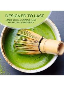 1PC Authentic Bamboo Matcha Tea Whisk For Perfect Froth Cups - Easy To Use And Clean - Handmade Traditional Japanese Matcha Whisk For Green Tea Lovers - Multicolor - View 10