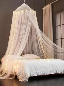 1pc Highly Dense Dome Mosquito Net, Ceiling Hanging Baby Mosquito Net, Folding Tent, Princess Style, No Installation, Party Decor - Multicolor - View 5