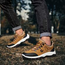 Men's Walking Shoes, Hiking And Running Through Parks, And Going To Shopping Malls Not Far Away Are All Good - Màu Khaki - Xem 5