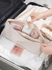 1 Piece Of Fabric Hair Dryer Storage Bag, Beauty Tool Storage Bag, Travel Luggage Storage Bag, Supersonic Hair Dryer Protective Cover, Airbag Stylist, Can Also Be Used For Organizing, Storing, And Organizing Cosmetics, Data Cables, Hair Clips, Beauty Tools, Makeup Pens, And Other Items - Multicolor - View 2