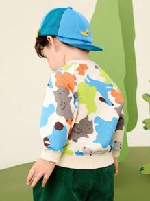 mini bala Kinder Sweatshirt aus weichem dehnbarem Material, 2025, süß und bequem, mit langen Ärmeln