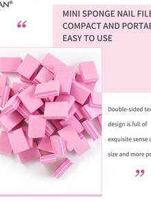 100pcs Mini Colorful Nail File Block, Ideal For Manicure And Pedicure, Random Colors. - Nhiều màu - Xem 3