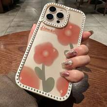 Funda para teléfono (1 unidad) con adornos de doble cara, bordes suaves a prueba de golpes y parte trasera rígida multicapa. Fabricada en TPU y PC. Compatible con los modelos phone 16, 15, 14, 13, 12 y 11 Pro/Plus. - Negro - Ver 6