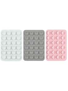 3/4 件硅胶手机粘性手柄,防滑硅胶粘性手机支架粘性手机壳支架免提手机配件支架用于自拍和视频,1/2/5/10/50/100 件,多功能手机配件,适合所有型号 - 彩色 - 查看 52