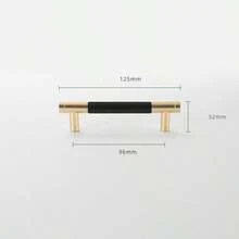 抽屉拉手，纹理旋钮，适用于金色抽屉拉手、铝制橱柜拉手、厨房盥洗台浴室橱柜拉手 - 彩色 - 查看 10