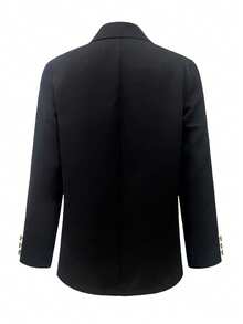 加大双排扣西装外套