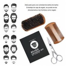 FELIN Beard & Mustache Styling Tools - Multicolor - View 7