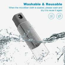 2-In-1 Screen Cleaner Kit For Phone/Laptop/Tablet/TV/Monitor/Car Screens Spray And Wipe Cleaning Tools(No Liquid)