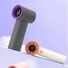 1 pezzo Ventilatore portatile ad alta velocità da 100 velocità, dotato di porta di ricarica universale di tipo C e batteria ad alta capacità da 3600 mAh. Adatto per uso all'aperto e per studenti. Disponibile in tre colori, adatto come regalo