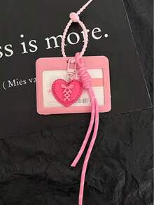 丝带蝴蝶结爱心卡包 适用范围：地铁卡 公交卡 火车票 轮渡卡 员工证 门禁卡 学生证 借书证 校园餐卡 女士钱包 迷你钱包 零钱包 卡包