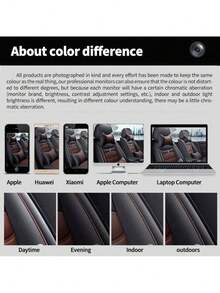 Cobear 5seats Car Seat Covers PU Leather Waterproof Car Seat Cushions Car Seat Protector Full Set Front Seats Rear Seat Covers Universal Fit Most Cars MH20 - 米色 - 查看 10