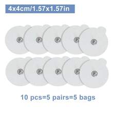 Self-Adhesive Electrode Pads, High Quality Reusable Electrode Pads, EMS Massage Pad Replacement Parts, Suitable For TENS Pulse Digital Massager, 3.5mm Connector Muscle Stimulator - Multicolor - View 24
