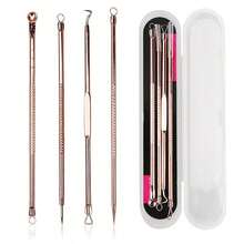 1pc Stainless Steel Blackhead Remover Tool Set - Dual-Head Blackhead Extractor Set - Fragrance-Free Acne Removal Device For Neutral Skin - Acne & Blemish Removal Tool (1 Set) Face Cleansing, Facial Brush, Storage Bag, Organizer Box, Container - Multiple Specifications - View 8