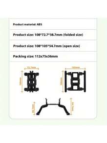 For Avata2 Tripod Heightened Landing Gear Crossing Machine Sled Folding Protector Accessory