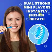 10pcs Mini Disposable Toothbrush Set - Toothbrush With Toothpaste, Toothpaste + Tongue Scraper + Dental Floss + Toothpick, Suitable For Work Or Travel, Individually Packaged, Convenient For Work Or Travel - Peach Flavor - View 4
