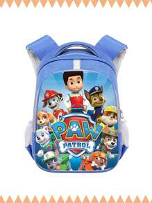 Paw Patrol, Kindergarten Children's School Bag, 3-4-6 Years Old Children's School Bag, Contains A Pendant Pen Bag, College, Cartoon Animals, Animation, Lightweight And Large Capacity, Travel Travel, Outdoor, Back To School Essentials