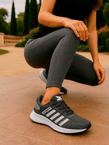 Cheap Men's Women's Casual Sports Shoes Comfortable Soft Gym Shoes Everyday Outdoor Gym And Fitness Shoes - 石墨 - 查看 2