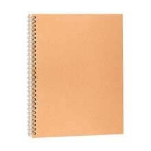 Quaderno a spirale A5, pagine con griglia, adatto per ufficio, lavoro, scuola, forniture per l'aula, regali di fine anno (opzioni di copertina nera/carta kraft), una taglia, consegna casuale della copertina. Adatto anche per forniture scolastiche, stagione back to school. - Multicolore - Visualizzare 7