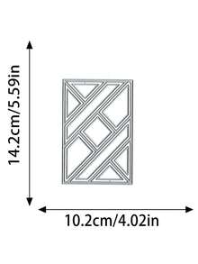 节日生日贺卡模切：手工贺卡用银色金属模板 - 銀色 - 查看 13