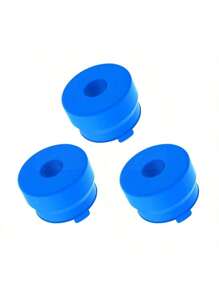 MYLOLF 1 pieza/2 piezas/3 piezas - Tapas para garrafas de agua de 3 y 5 galones, tapas de reemplazo reutilizables de silicona, tapas antiderrames para dispensadores de agua de botellas de 55mm