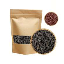 黑色火山岩土壤添加剂，适用于仙人掌和多肉植物，不含染料或化学物质，100%纯火山岩表层覆盖物，红色火山岩装饰石