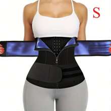 ARUNOW 可调节女士塑身衣，具有 3 层，旨在增强排汗和修剪腰部，具有银色桑拿效果，可用作紧身胸衣腰部训练器。