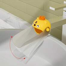 Silicone Faucet Extender - Cute Cartoon Tiger Design, Splash Proof, Convenient For Handwashing And Faucet Control